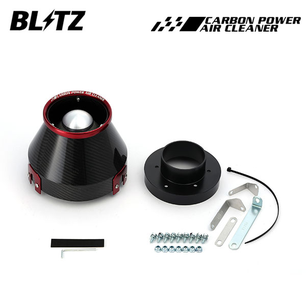 BLITZ ブリッツ カーボンパワーエアクリーナー カローラルミオン NZE151N ZRE152N ZRE154N H19.10～H21.12 1NZ-FE/2ZR-FE