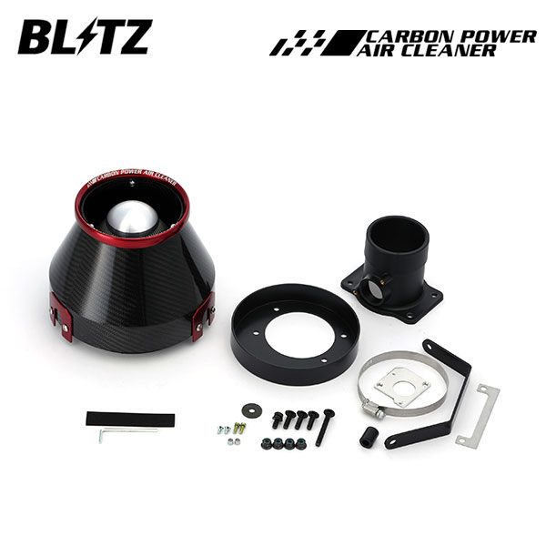BLITZ ブリッツ カーボンパワーエアクリーナー アルファード GGH20W H20.5～ 2GR-FE｜オートクラフト