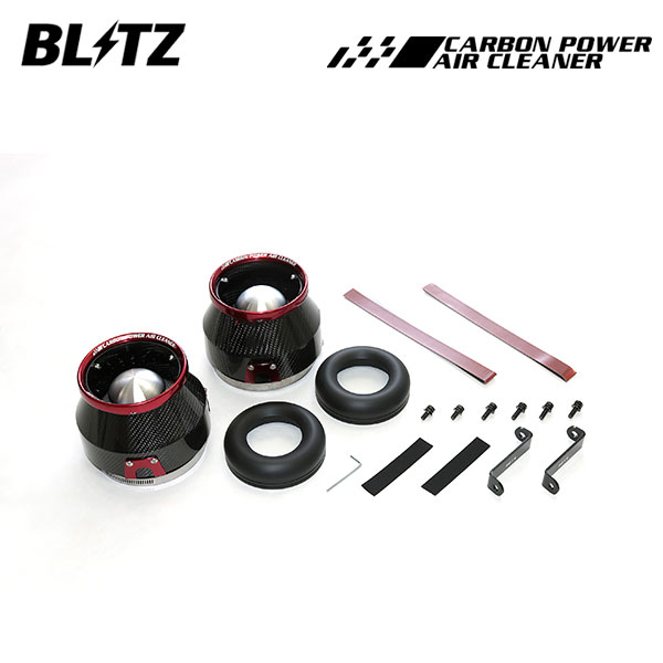 BLITZ ブリッツ カーボンパワーエアクリーナー スカイライン RV37 R1.9~ VR30DDTT 400R共通