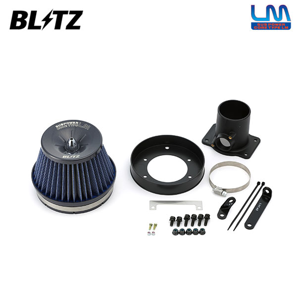 BLITZ ブリッツ サスパワー コアタイプLM ブルー エアクリーナー カローラランクス ZZE122 ZZE124 H14.9~ 1ZZ-FE