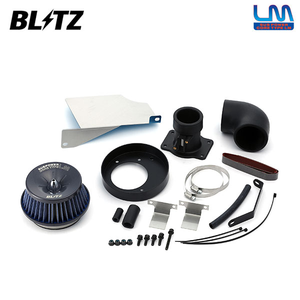 BLITZ ブリッツ サスパワー コアタイプLM ブルー エアクリーナー プリウス ZVW30 H21.5～H27.12 2ZR-FXE｜オートクラフト