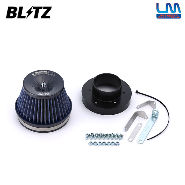 BLITZ ブリッツ サスパワー コアタイプLM ブルー エアクリーナー カローラルミオン NZE151N ZRE152N ZRE154N H19.10～H21.12 1NZ-FE/2ZR-FE