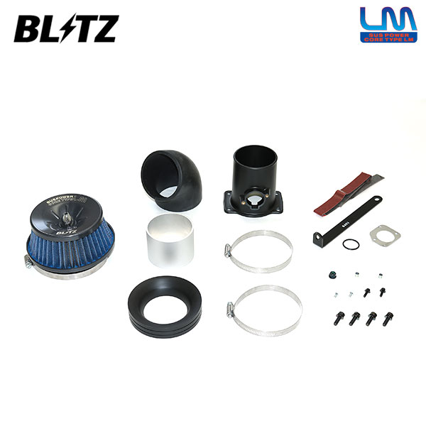 BLITZ ブリッツ サスパワー コアタイプLM ブルー エアクリーナー クラウン ARS220 H30.6～ 8AR-FTS