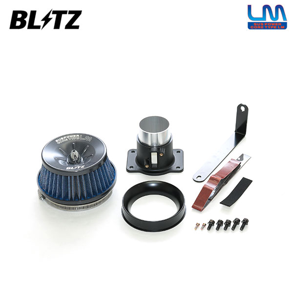 BLITZ ブリッツ サスパワー コアタイプLM ブルー エアクリーナー ヤリス MXPH10 MXPH15 R2.2～ M15A-FXE ハイブリッド｜オートクラフト