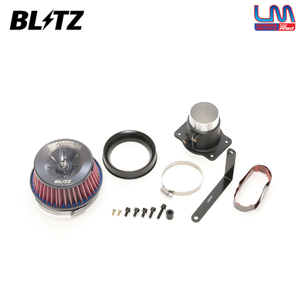 BLITZ ブリッツ サスパワー コアタイプLM レッド エアクリーナー カローラクロス MXGH15 R7.8～ M20A-FXS GRスポーツ