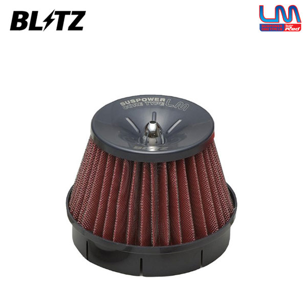 楽天市場 Blitz ブリッツ サスパワー コアタイプlm レッド エアクリーナー マークx Grx1 Grx121 Grx125 04 11 06 10 3gr Fse 4gr Fse オートクラフト