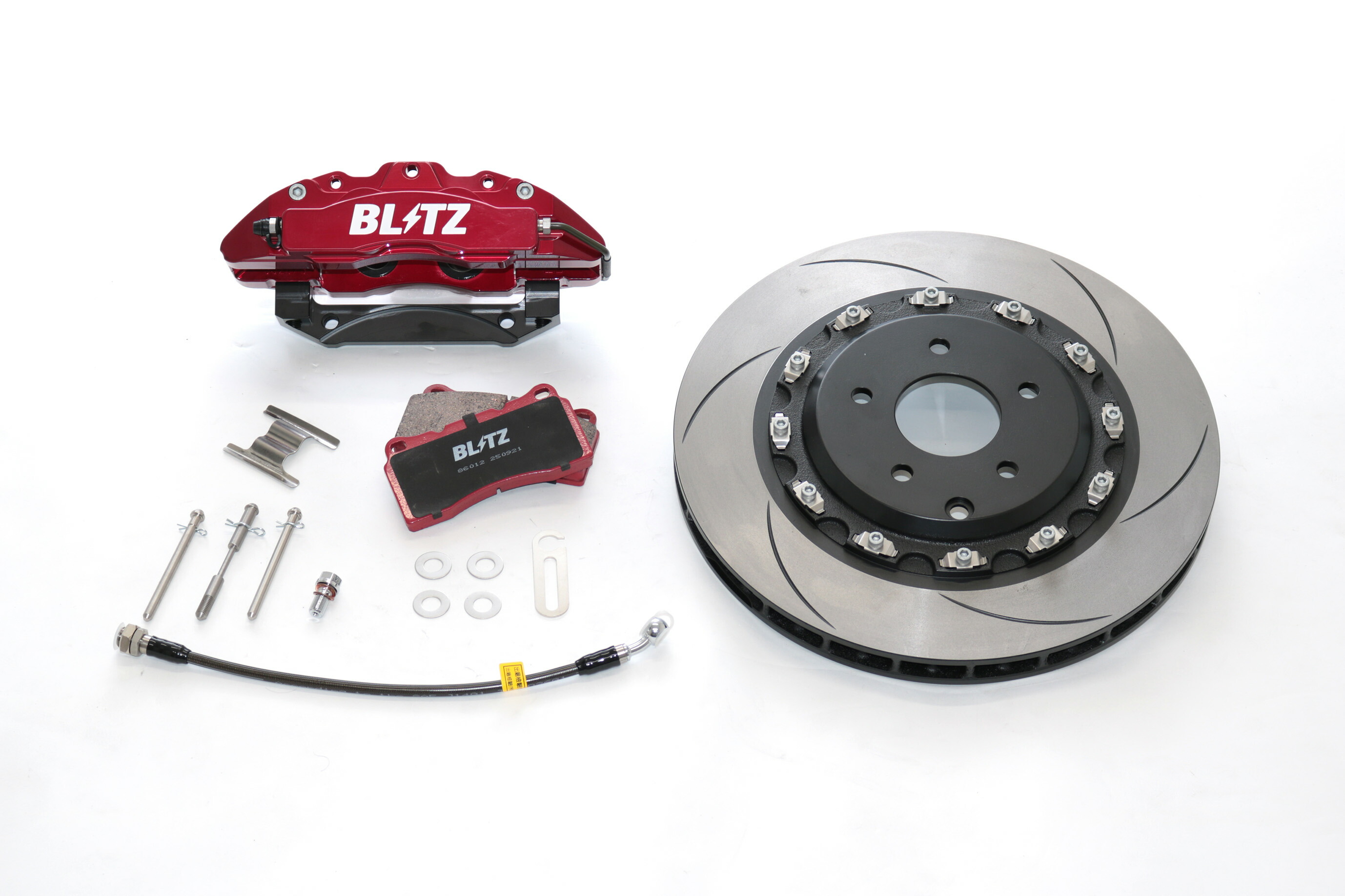 BLITZ ブリッツ ビッグキャリパーキットII リア レーシングパッド仕様 スカイライン RV37 R1.9～ VR30DDTT FR GT/400R