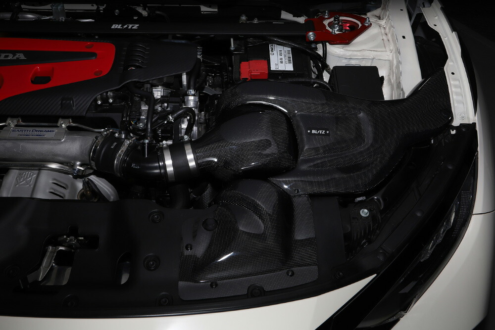 BLITZ ブリッツ カーボンインテークシステム シビック FK8 R2.10~ K20C FF タイプR