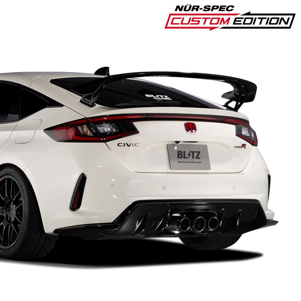 シビック タイプR FK8 ブリッツ　NURspecカスタム　引取り限定 BLITZ ブリッツ マフラー シビックタイプR NUR-SPEC CUSTOM