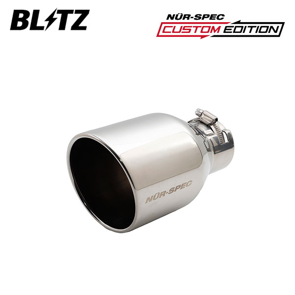 BLITZ ブリッツ ニュルスペック カスタムエディション ステンレステール(VS) 単品 φ108オーバル 1個 62207|オートクラフト