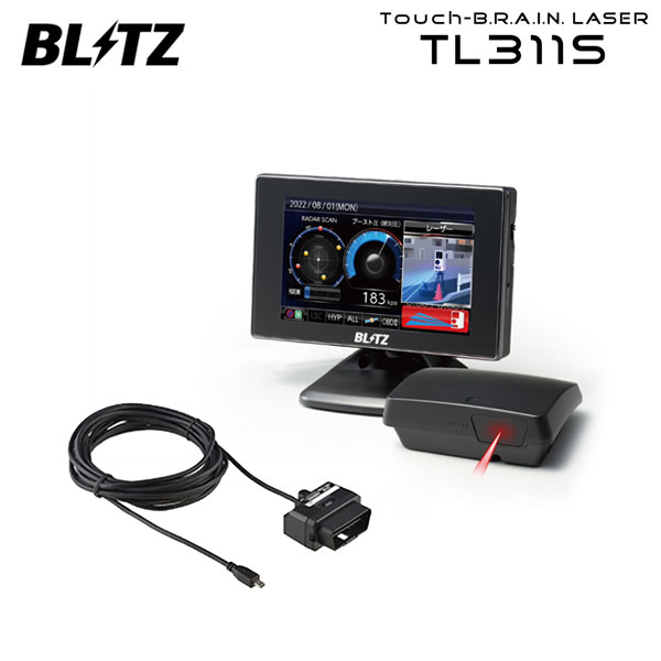 500円引きクーポン】 BLITZ ブリッツ Touch-B.R.A.I.N.LASER レーザー レーダー探知機 OBDアダプター TL311S  OBD2-BR1 セット ジューク YF15 2010 06〜 HR15DE fucoa.cl