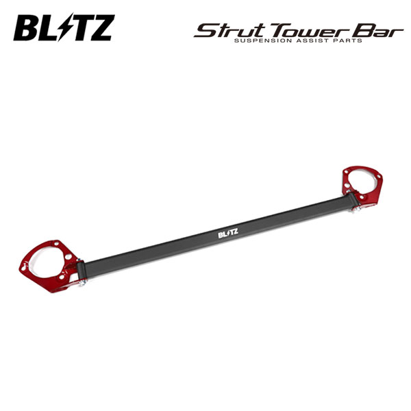 BLITZ ブリッツ ストラットタワーバー レッド フロント用 シビック FK8 H29.9~R2.10 K20C FF タイプR|オートクラフト