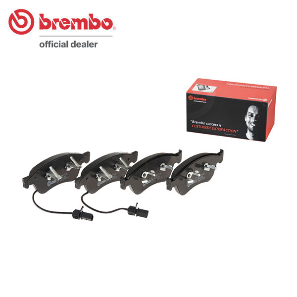 brembo ブレンボ ブラックブレーキパッド フロント用 アウディ A8 (D3) 4EBFMF 4EBVJF H16.2～H22.12 4.2 クワトロ/4.2 FSI クワトロ 送料:全国一律無料