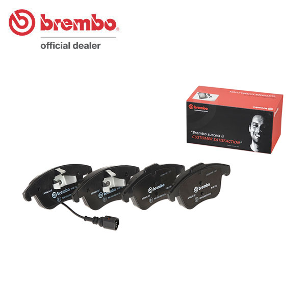 brembo ブレンボ ブラックブレーキパッド フロント用 フォルクスワーゲン ティグアン 5NCAW 5NCCZ 5NCTH H20.9～H28.12 TSI 1.4L/2.0L 1ZD 送料:全国一律無料