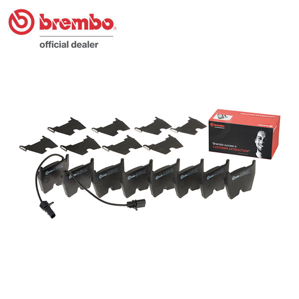 brembo ブレンボ ブラックブレーキパッド フロント用 アウディ RS4 8EBNSF H18.7～ クワトロ 4.2L 8ピストン 送料:全国一律無料
