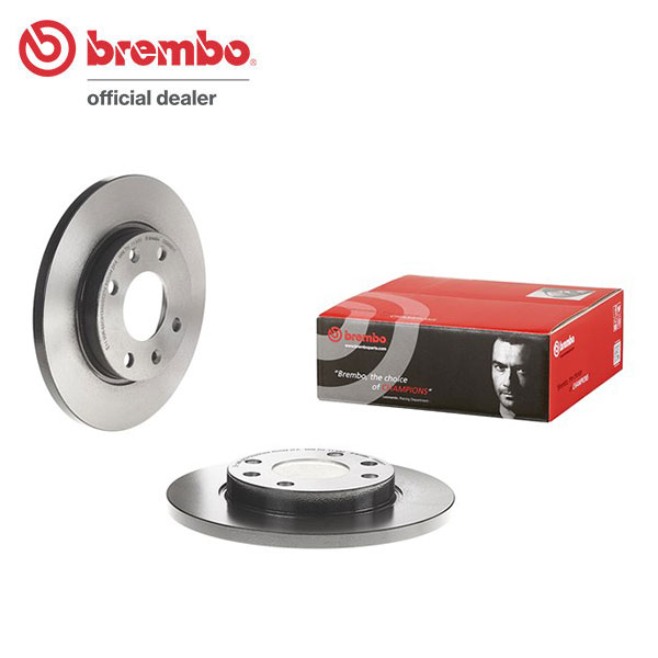 brembo ブレンボ ブレーキローター フロント用 プジョー 206 T14 T14M T1KFW H11.5～H19.3 5MT XT/スタイル 1.4L ソリッドディスク車 送料:全国一律無料