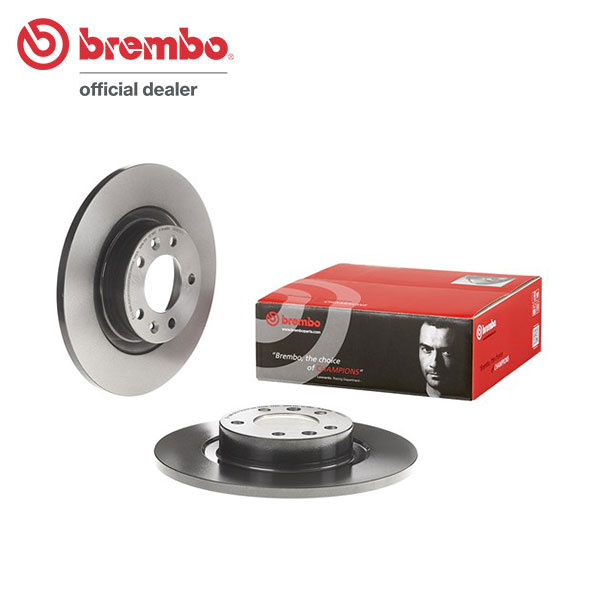 brembo ブレンボ ブレーキローター リア用 プジョー 508 W25F02 W2W5F02 H23.7～H26.12 ターボ 1.6L セダン/ワゴン 送料:全国一律無料