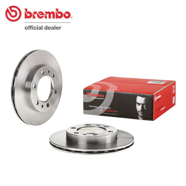 brembo ブレンボ ブレーキローター フロント用 ハイラックス LN100 LN106 YN100 YN105 S63.9～H9.8 送料:全国一律無料