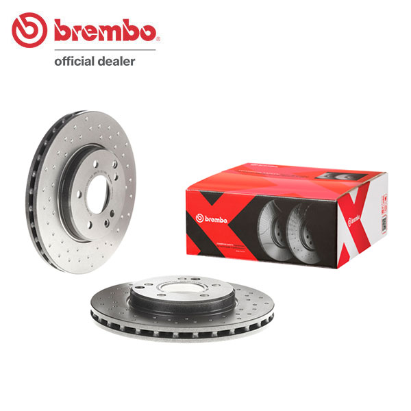 brembo ブレンボ エクストラブレーキローター フロント用 メルセデスベンツ SLKクラス (R171) 171442 H18.2～H20.5 SLK200 コンプレッサー 送料:全国一律無料
