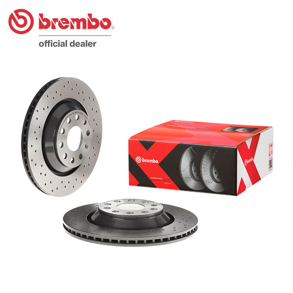 brembo ブレンボ エクストラブレーキローター リア用 フォルクスワーゲン ゴルフR AUCJXF AUDJHF H25.9～ 2.0L 送料:全国一律無料｜オートクラフト