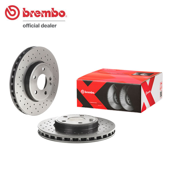 brembo ブレンボ エクストラブレーキローター フロント用 メルセデスベンツ Aクラス (W176) 176042 H25.1～ A180 ブルーエフィシェンシー フロントディスク 295mm車 送料:全国一律無料｜オートクラフト