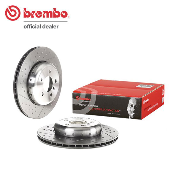 brembo ブレンボ ブレーキローター リア用 BMW 3シリーズ (F31) 3B20 8A20 H25.4～ 320i xDrive ツーリング Mスポーツブレーキ装着車 [リア:345mm ディンプル＆スリット] 送料:全国一律無料