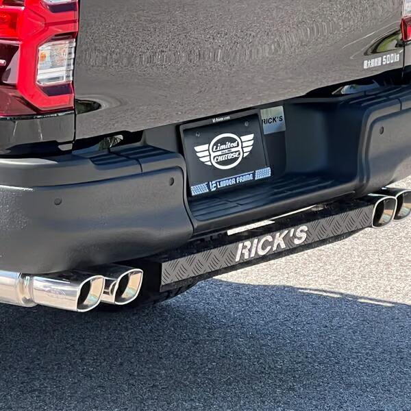 リミテッドチトセ RICK'S リヤスキッドプレート アルミ製カチオン黒塗装 ハイラックス GUN125 沖縄・離島は要確認