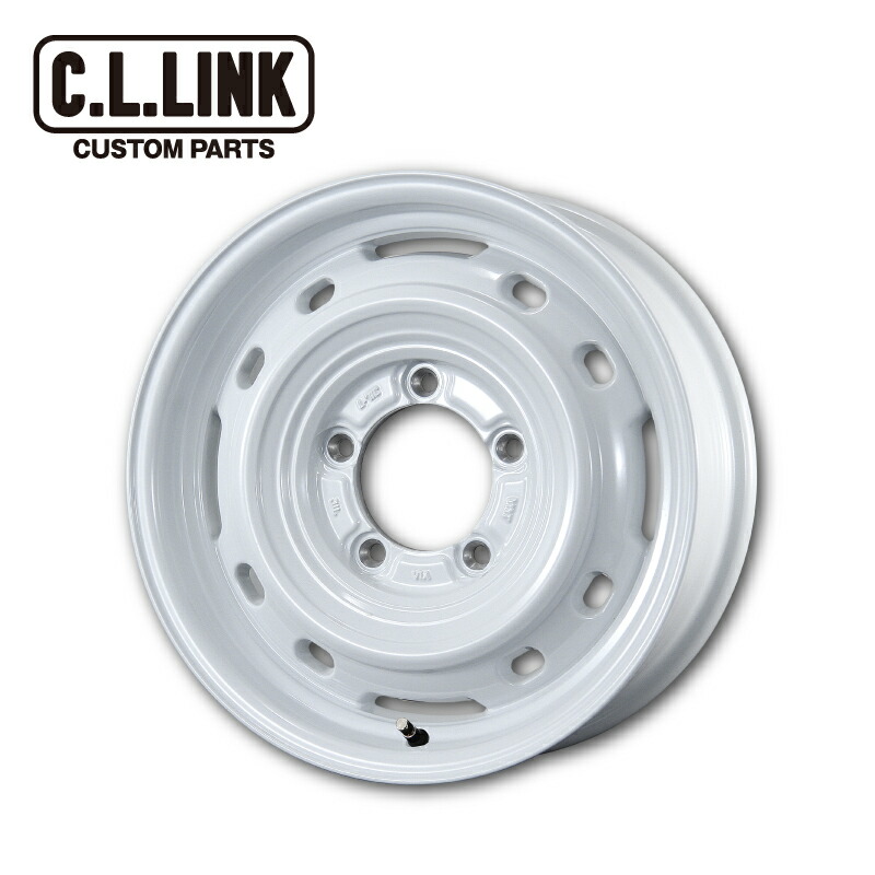 シーエルリンク アルミホイール UNIONRIM TX 16×6J +0 139.7 5H SW(ソリッドホワイト) 5本セット ジムニーシエラ JB43 JB74 ジムニーノマド JC74 沖縄・離島は要確認