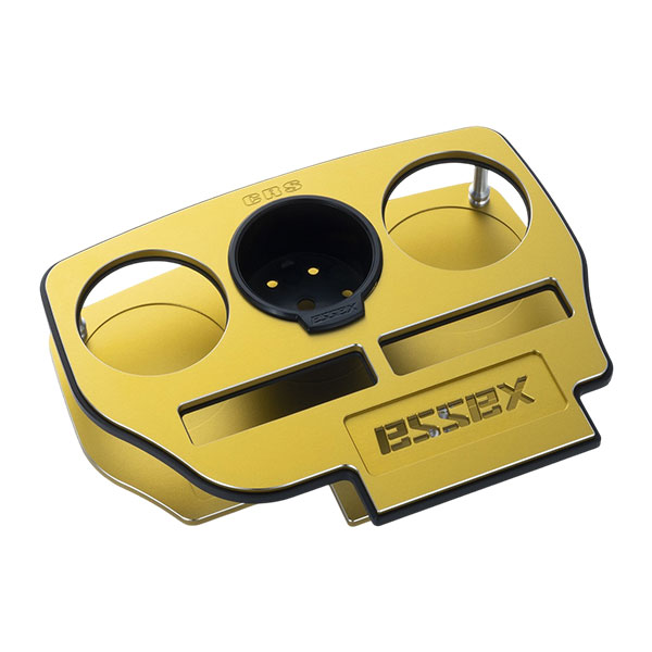 CRS ESSEX ビレットフロントカップホルダーVer.II ゴールド ハイエース 200系 2004年8月～ 1型 2型 3型 4型 5型 6型 7型 GL用 沖縄・離島は要確認