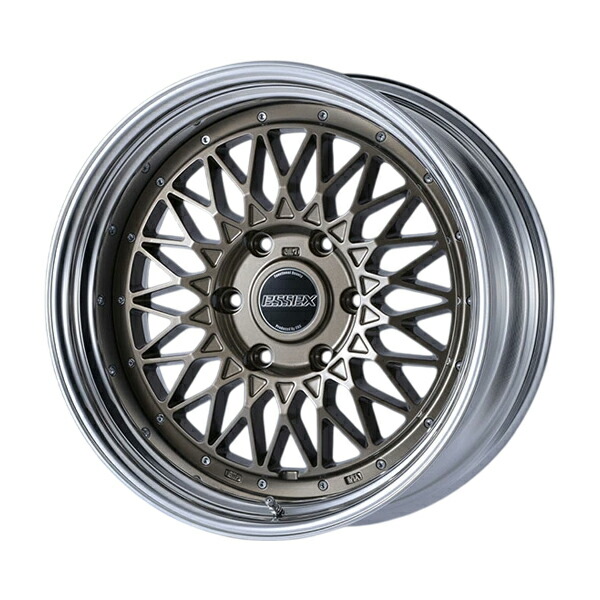 CRS ESSEX ホイール ENCM-17 2ピース 17×8J +19～+50 1本 ブロンズ(BZ)/アルマイト ハイエース 200系 2004年8月～ 沖縄・離島は要確認