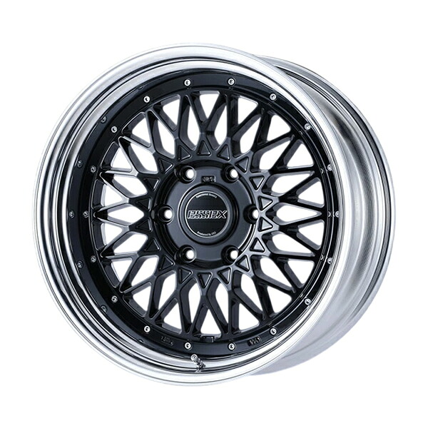 CRS ESSEX ホイール ENCM-18 2ピース 18×9J -13～+50 1本 ブラック(BK)/アルマイト ハイエース 200系 2004年8月～ 沖縄・離島は要確認