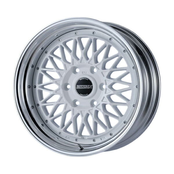 CRS ESSEX ホイール ENCM-18 2ピース 18×8.5J -7~+50 1本 ホワイト(WH)/アルマイト ハイエース 200系 2004年8月~ 沖縄・離島は要確認|オートクラフト