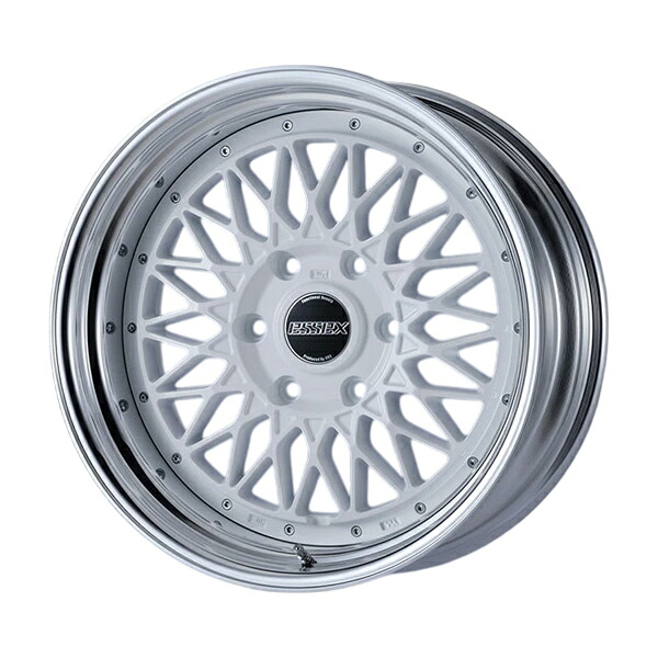 CRS ESSEX ホイール ENCM-18 2ピース 18×11J -41~+50 1本 ホワイト(WH)/アルマイト ハイエース 200系 2004年8月~ 沖縄・離島は要確認|オートクラフト