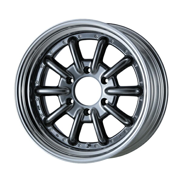 CRS ESSEX ホイール ENCB-17 2ピース 17×8J +17～+35 1本 ハイパーグロス(HG)/アルマイト ハイエース 200系 2004年8月～ 沖縄・離島は要確認