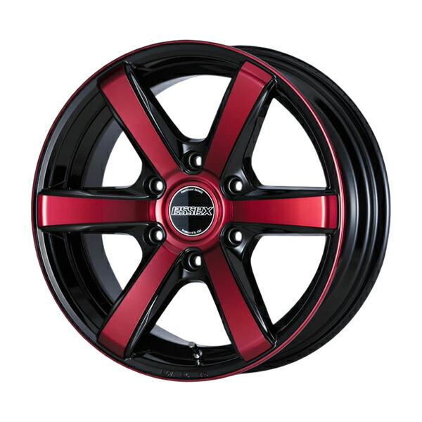 楽天市場】17インチ 6H139.7 6.5J+38 6穴 1本 ハイエース ホイール EC