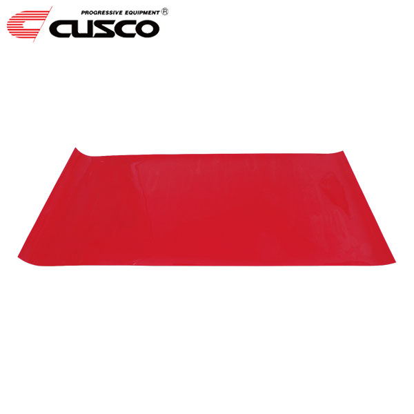 CUSCO クスコ ウレタンフラップ材 レッド 4mm厚タイプ 1×1m×1枚 ※沖縄・離島は着払い ※個人宅発送不可、車屋宛のみ
