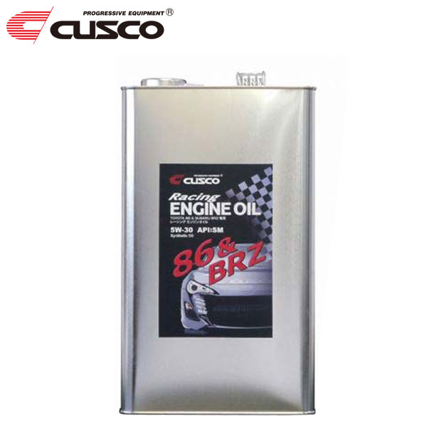 CUSCO クスコ レーシングエンジンオイル 5L×1缶 GRハチロク ZN8 2021年10月～ FA24 2.4 FR