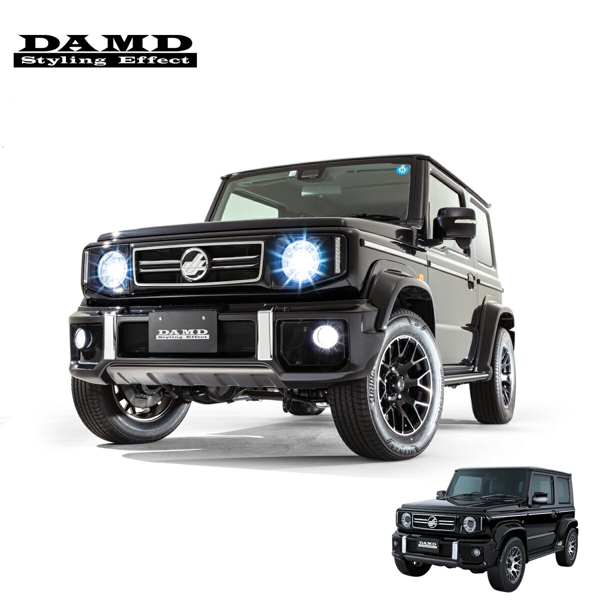 DAMD ダムド 【JIMNY SIERRA &ldquo;little G. STANDARD&rdquo;】 little G. STANDARD コンプリートキット 未塗装品素地 ジムニーシエラ JB74W 2018.7～ 1-4型 個人宅配送不可 離島は要確認｜オートクラフト