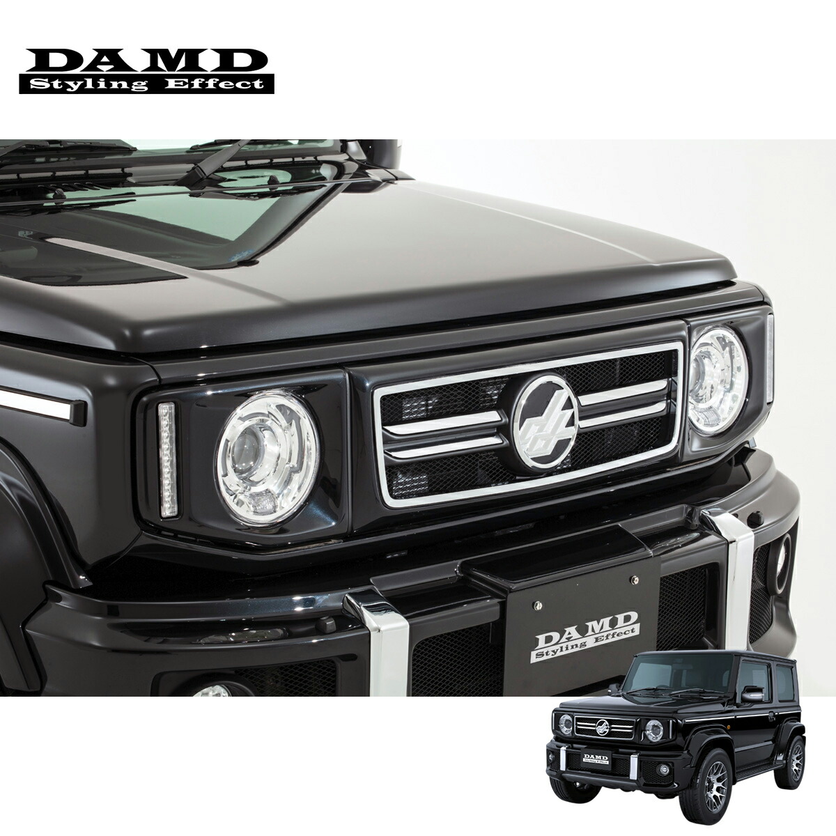 楽天市場】DAMD(ダムド) littleΔ リトルデルタ フロントグリル 未塗装