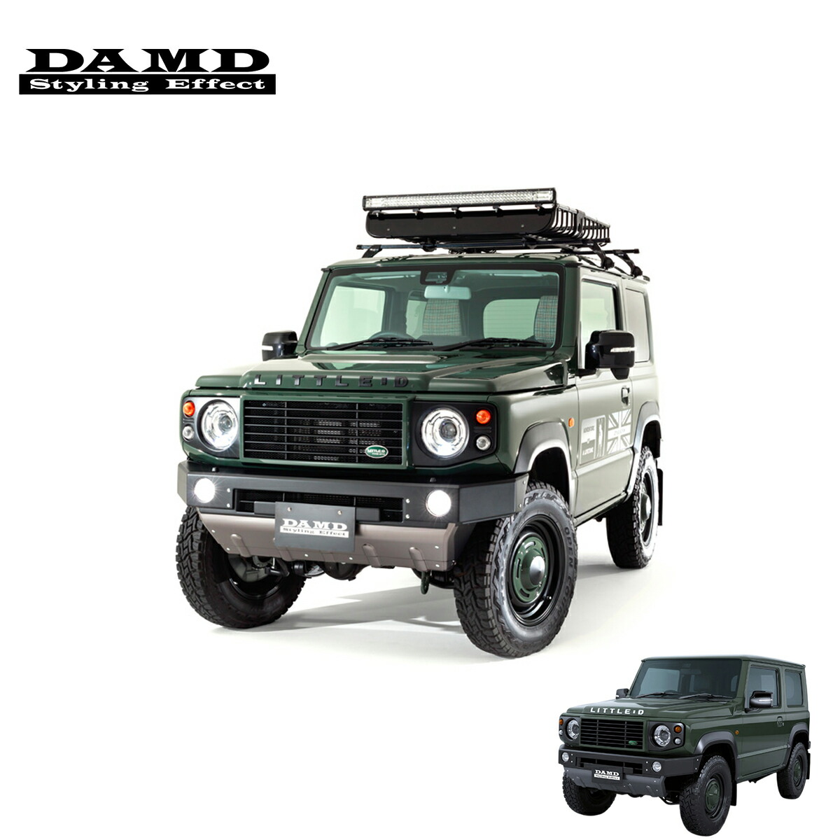DAMD ダムド 【JIMNY “little D.”】 コンプリートキット 未塗装品素地 ジムニー JB64W 2018.7～ 1-4型 個人宅配送不可 離島は要確認