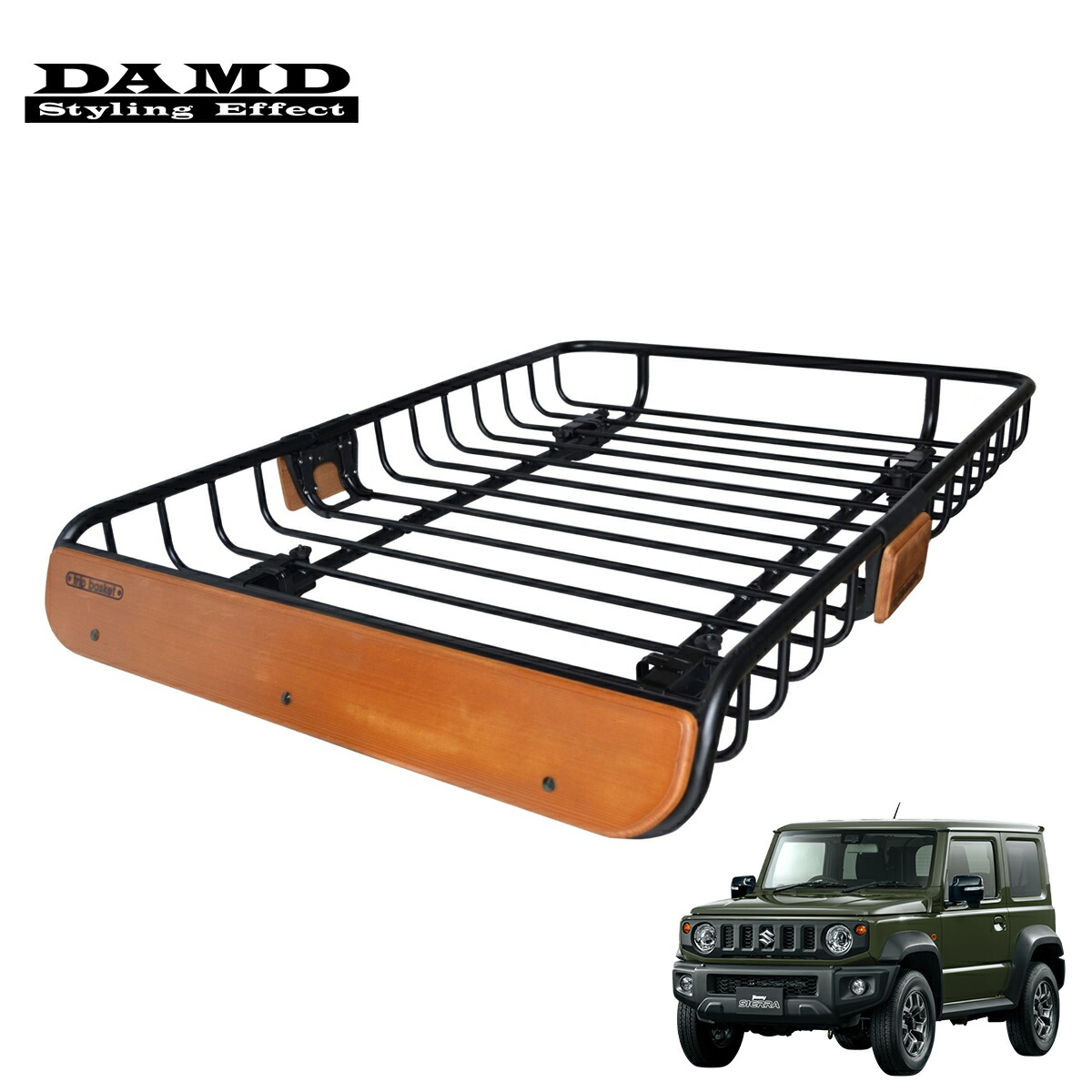 DAMD ダムド trip basket ルーフラック ベースキャリアキット（フルサイズ） 【TB-RRKJB】 ジムニーシエラ JB74W 2018.7～ 1-4型 個人宅配送不可 離島は要確認