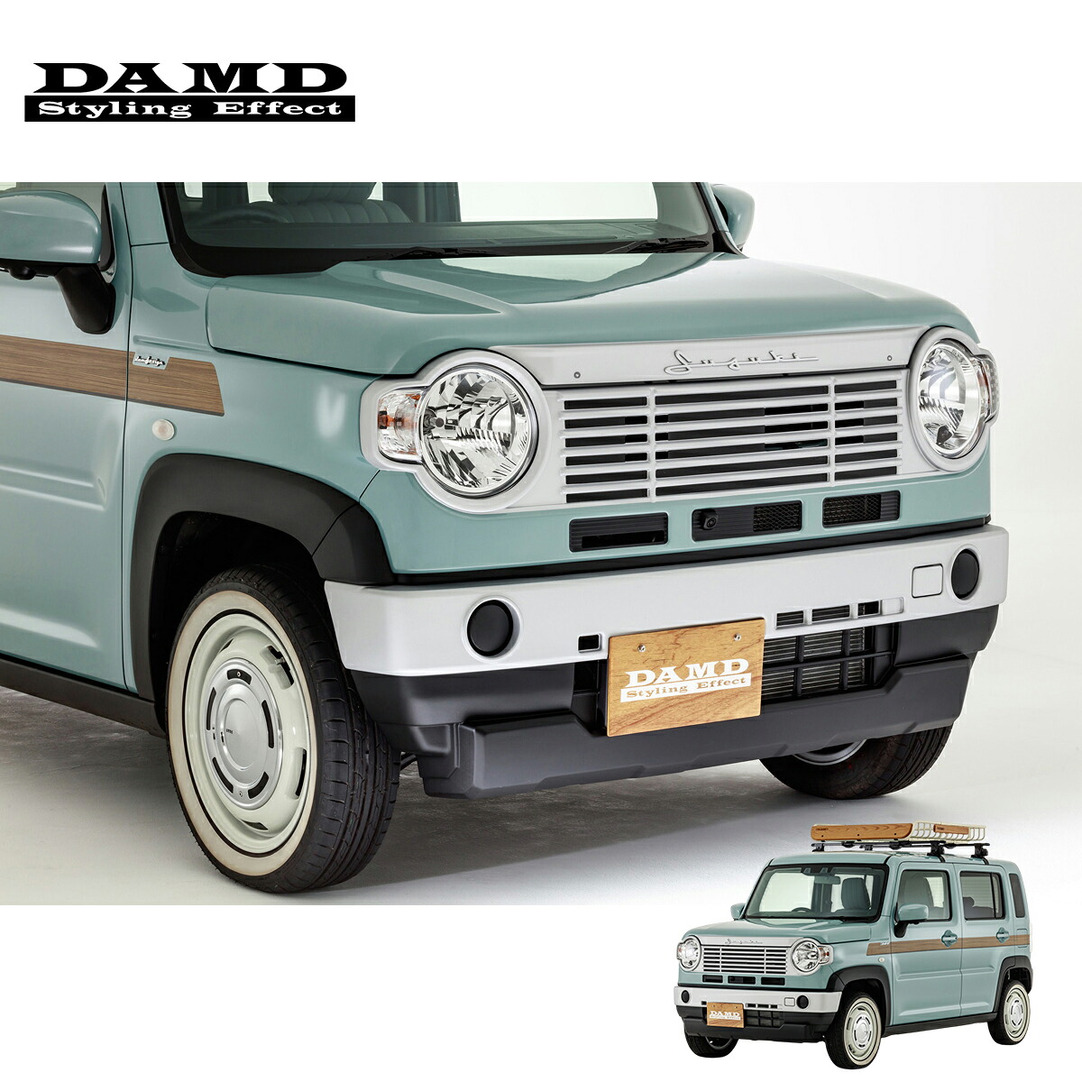 DAMD ダムド 【HUSTLER CLASSICO】 CLASSICO フェイスチェンジキット 未塗装品素地 ハスラー MR52S MR92S 2020.1~ 個人宅配送不可 離島は要確認