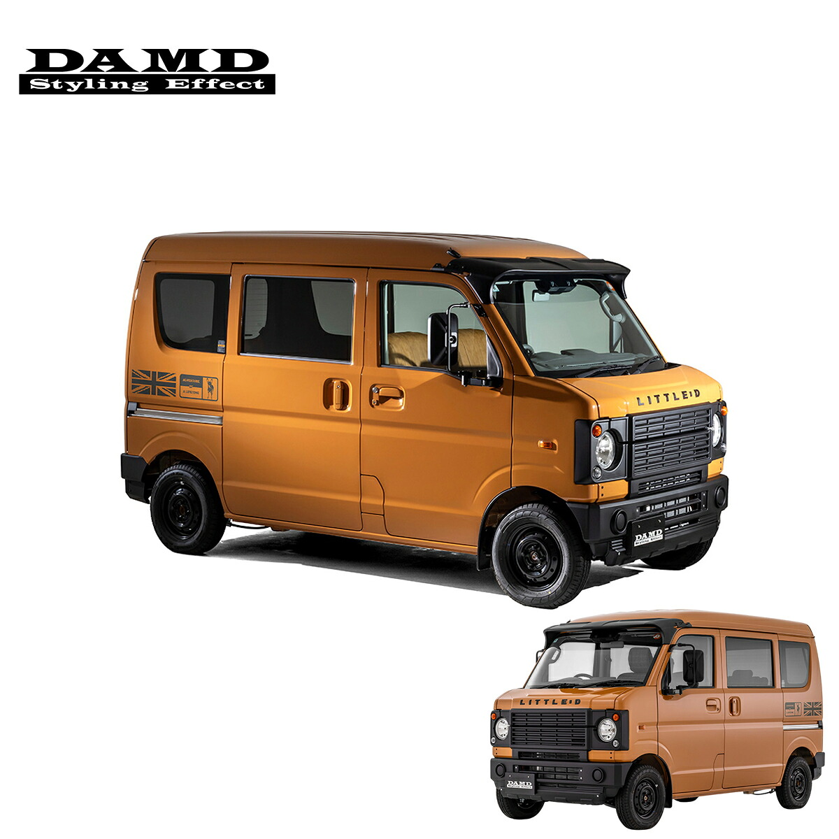 DAMD ダムド 【EVERY little D.】 コンプリートキット for WAGON (純正ハロゲンヘッドランプ仕様) 塗装済品 エブリイ ABA-DA17W 2015.2～ ワゴン 個人宅配送不可 離島は要確認
