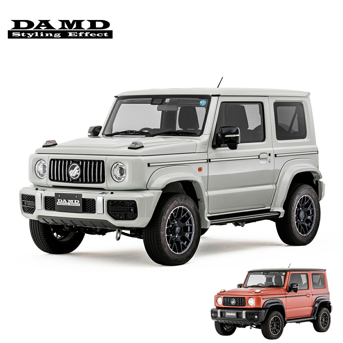 DAMD ダムド 【JIMNY SIERRA “ little G. ADVANCE”】 little G. ADVANCE コンプリートキット 塗装済品 ジムニーシエラ JB74W 2018.7～ 1-4型 個人宅配送不可 離島は要確認