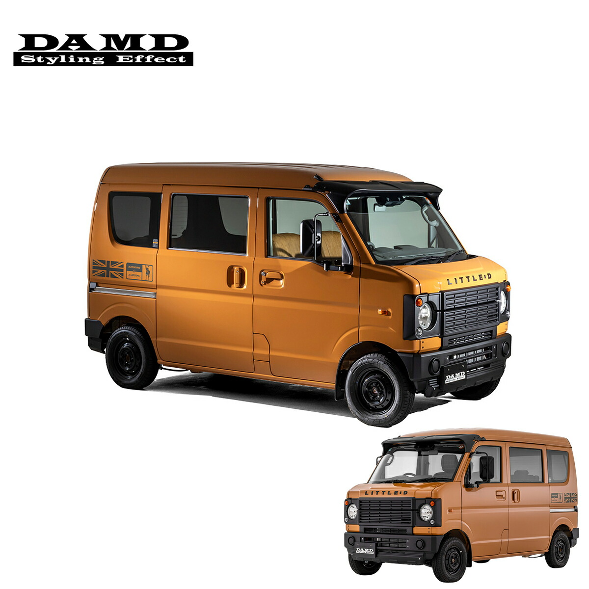 DAMD ダムド 【EVERY little D.】 コンプリートキット for VAN (純正ディスチャージドヘッドランプ仕様) 塗装済品 エブリイ 5BD-DA17V / 3BD-DA17V / HBD-DA17V / EBD-DA17V 2015.2～ バン 個人宅配送不可 離島は要確認