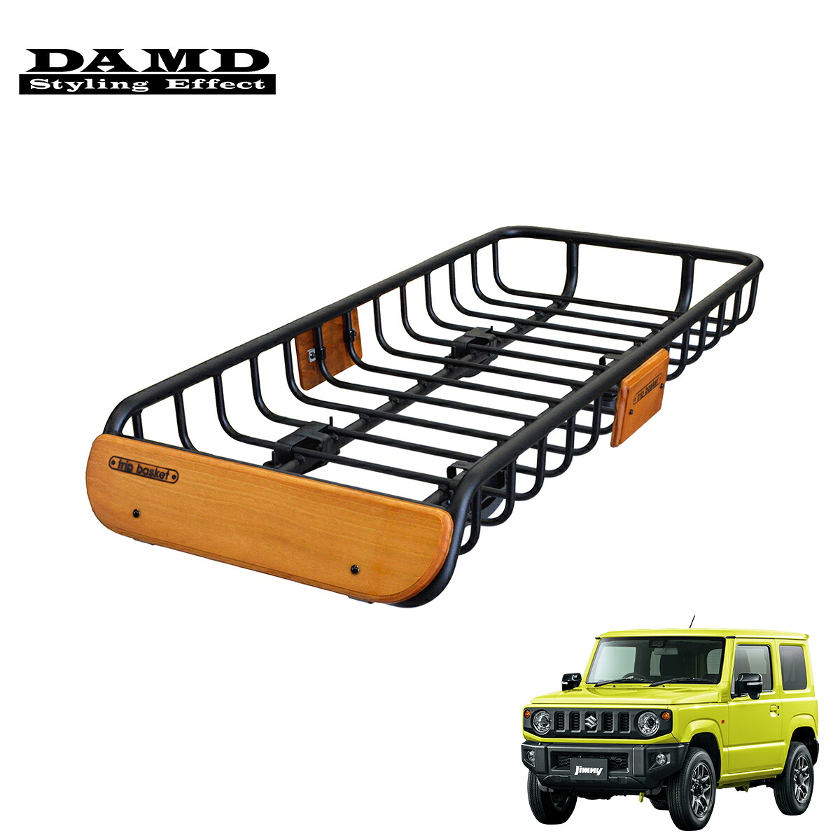 DAMD ダムド trip basket ルーフラック ベースキャリアキット（ハーフサイズ） 【TB-HRKJB】 ジムニー JB64W 2018.7～ 1-4型 個人宅配送不可 離島は要確認｜オートクラフト 50,820円