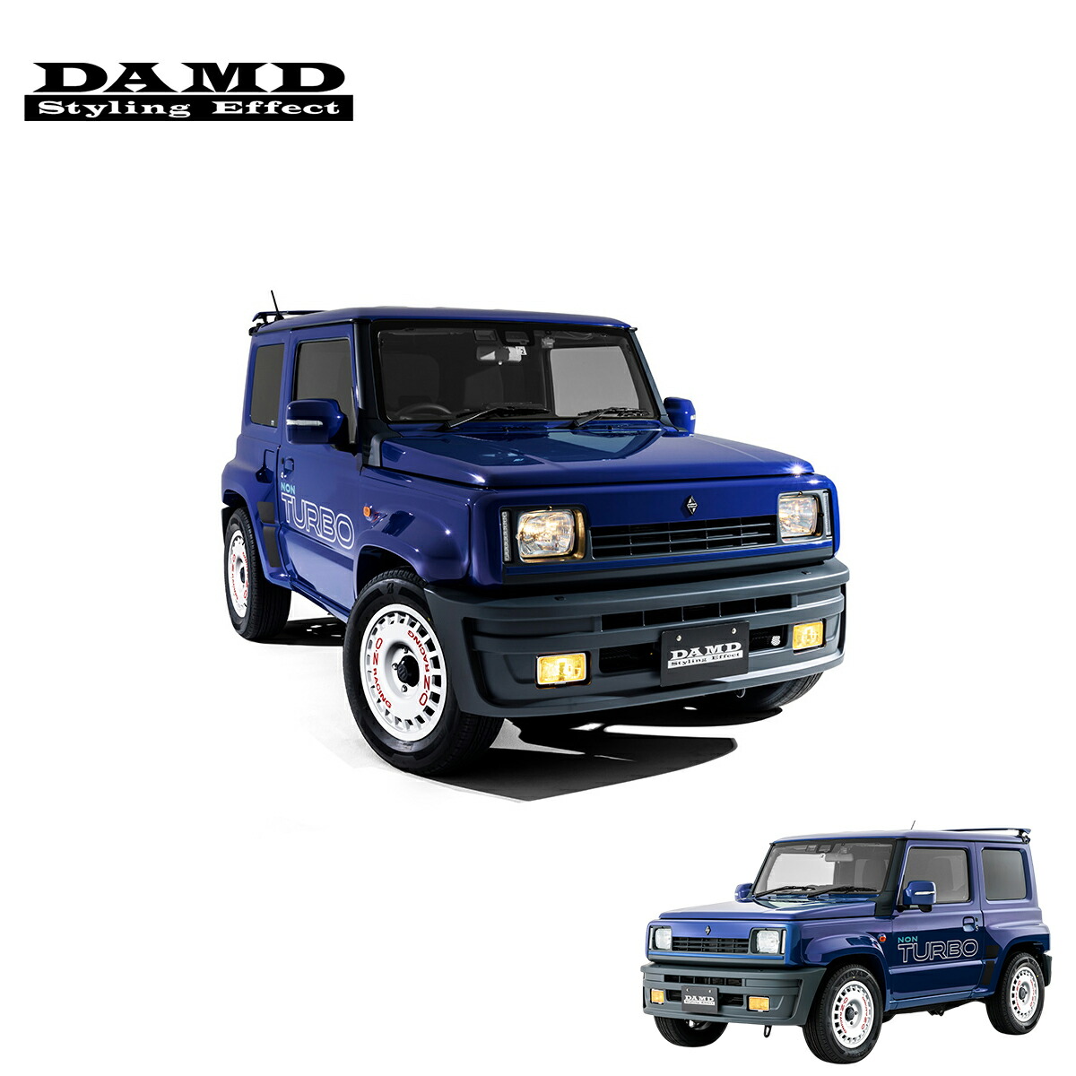 DAMD ダムド 【JIMNY SIERRA “little 5.（サンク）”】 コンプリートキット＋OZ Rally Racing 5本セット 未塗装品素地 ジムニーシエラ JB74W 2018.7～ 1-4型 個人宅配送不可 離島は要確認 297,000円