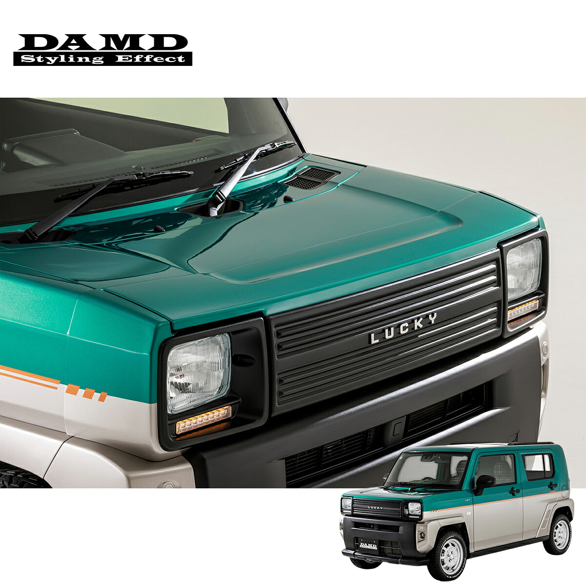 DAMD ダムド 【TAFT LUCKY】 フェイスチェンジキット X/Xターボ 専用 塗装済品 タフト 6BA-LA910S / 6BA-LA900S / 5BA-LA910S / 5BA-LA900S 2020.6～ 個人宅配送不可 離島は要確認 135,740円