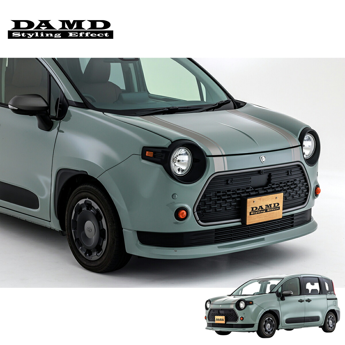 DAMD ダムド 【SIENTA STUART】 フェイスチェンジキット Zグレード専用 塗装済品 シエンタ 6AA-MXPL10G/MXPL15G 5BA-MXPC10G 2022.8~ 個人宅配送不可 離島は要確認|オートクラフト
