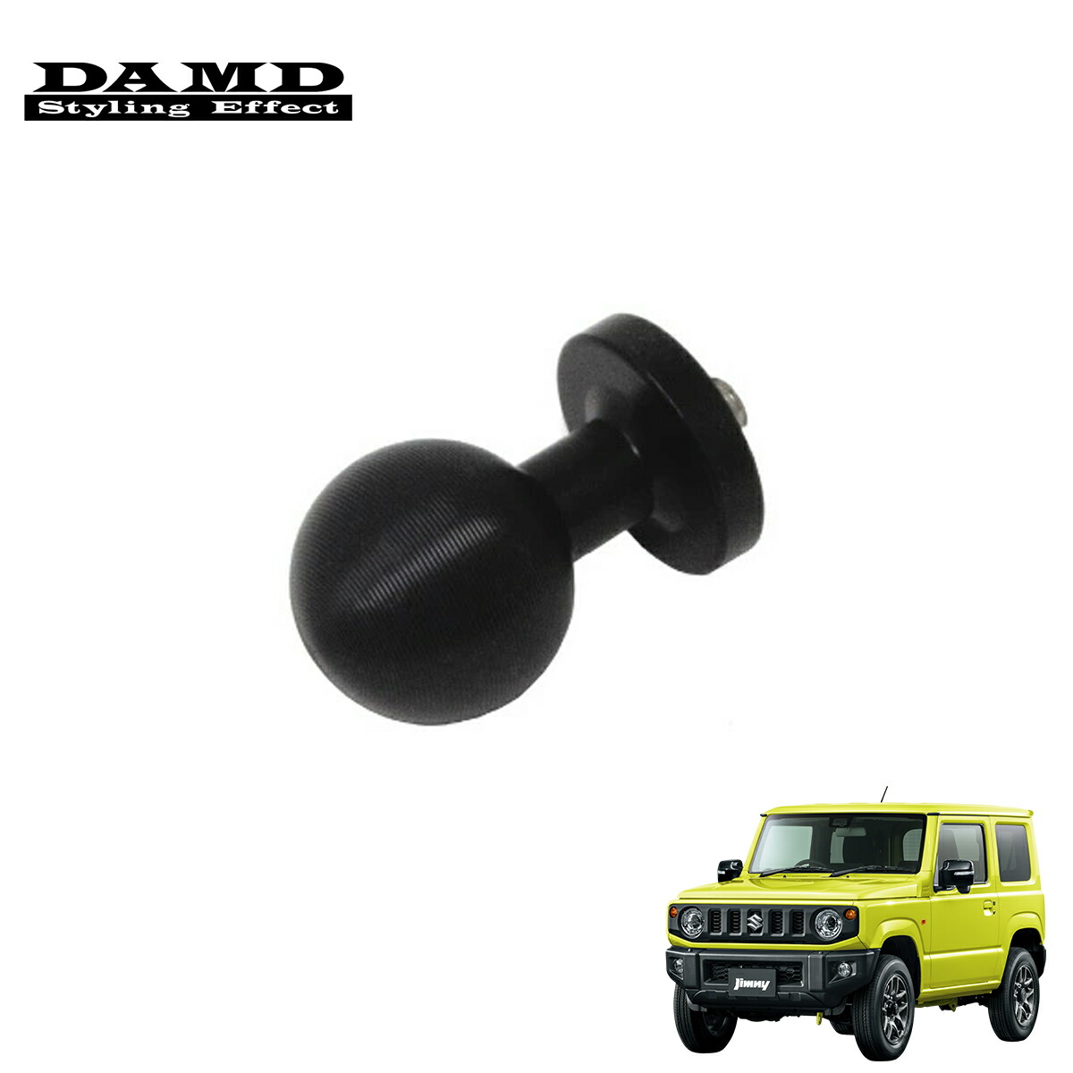 DAMD アーセナルピラー JB64/74ブラック 運転席/助手席　左右セット fit=scale-down,w=1200